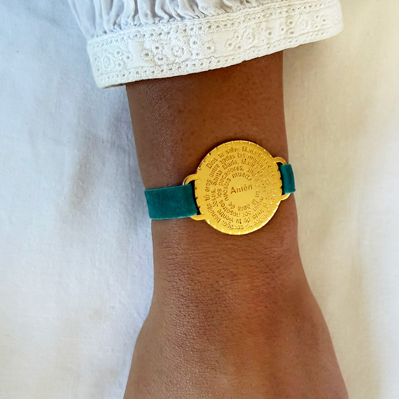 pulsera dios te salve maria oro