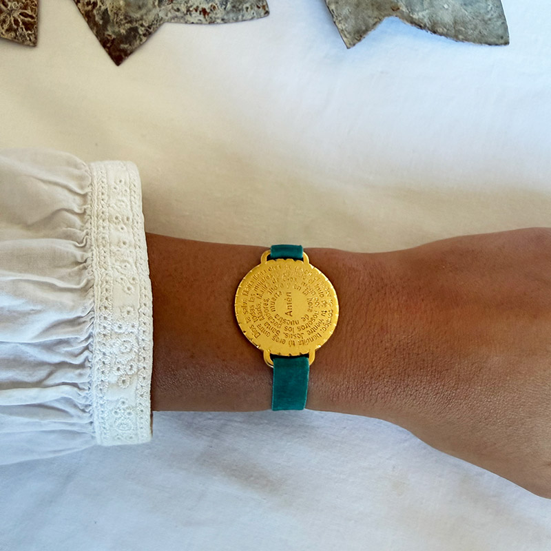 pulsera dios te salve maria oro