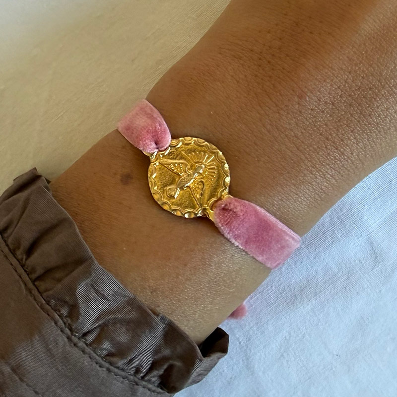 pulsera espiritu santo ven oro