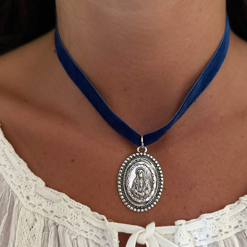 medalla virgen de la los siete dolores virgen de las lolas